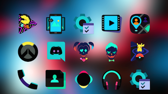 ATOMIC - Dark Retro Future Icons pour Android - Télécharger