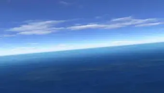 Flight Over Sea Screensaver