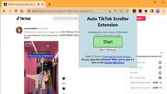 Auto TikTok Scroller for Google Chrome - Extension Download
