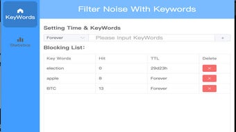 Keywords Blocker For Twitter