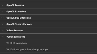 OpenGL ES Extensions - The OpenGL/Vulkan Utility