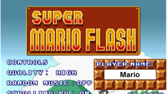 Super Mario Bros Flash