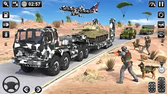 US Truck Driving Army Games