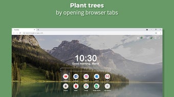 Treetab - The New Tab that Plants Trees for Google Chrome - Extension ...