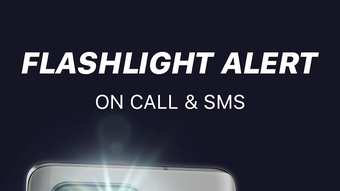 Flash alert: flash on call sms