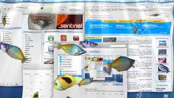 Aqua 3D Screensaver for Mac OS X