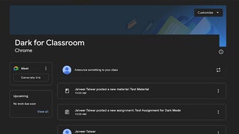 Darkmode for Classroom