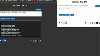 No Limits Chat GPT Free
