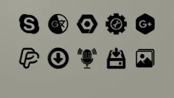 Black-PD Icon Pack