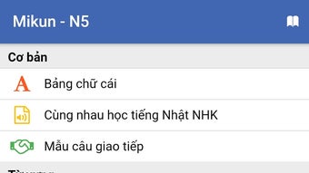 Học tiếng Nhật N5 N1 - Mikun