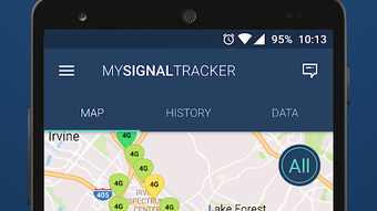 My Signal Tracker Coverage Map