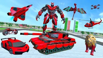 Tank Robot Transform War Game