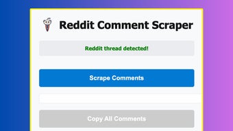 Reddit Comment Scraper