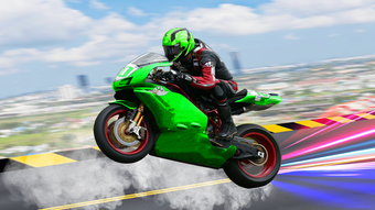 Mega Ramp Bike Stunt Games 3D