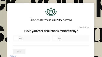 Rice Purity Test para Google Chrome - Extension Descargar