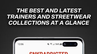 SNKRADDICTED  Sneaker App