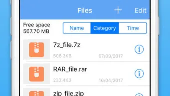 Unzip - zip file opener