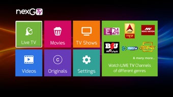 nexGTv for AndroidTV