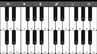 Piano - 2 Keyboard Tiles Play
