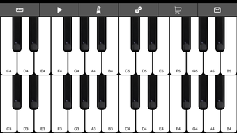 Piano - 2 Keyboard Tiles Play