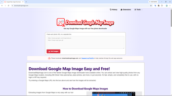 Download Google Map Image