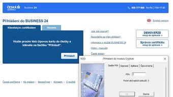 Komponenta pro aplikaci BUSINESS 24 - v3