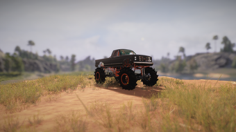 Limes OBS Mega Truck for Expeditions: A MudRunner Game
