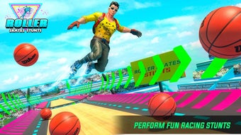 Sky Roller Skate Stunt Game