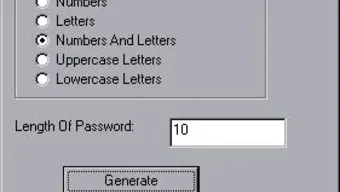 AJ Random Password Generator