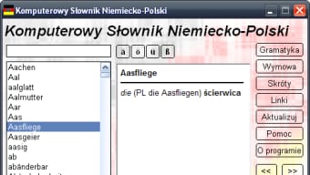 Komputerowy słownik Niemiecko-Polski