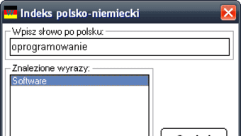 Komputerowy słownik Niemiecko-Polski