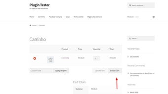 RaCar Clear Cart for WooCommerce