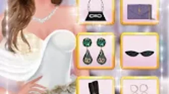 green emerald velvet dress Fashion Stylist: Dress up Makeup Game