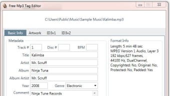Free MP3 Tag Editor