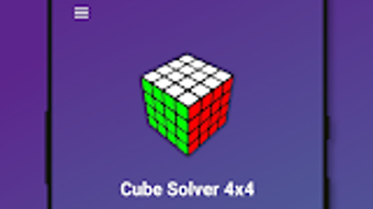 Cube Solver 4x4