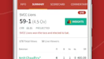 Cricket Scoring App - CricHeroes