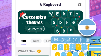 V Keyboard - DIY Themes Fonts