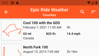 Epic Ride Weather