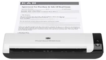 HP Scanjet Professional 1000 Mobile Scanner drivers