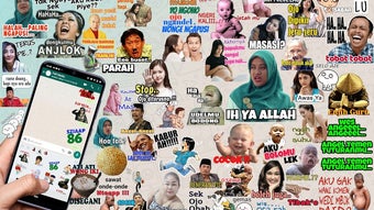 Kumpulan Sticker Meme Lucu WASticker for WhatsApp voor Android - Download