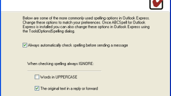 ABCSpell for Outlook Express