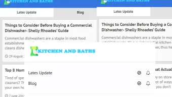 Kitchens and Baths - Latest Blog News Update