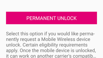 T-Mobile Device Unlock (Pixel)