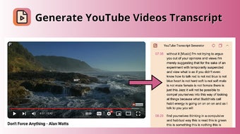 YouTube Transcript Generator