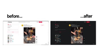 Dark Mode for TikTok
