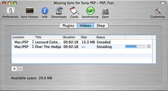 The Missing Sync for Sony PSP
