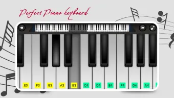Real HD piano perfect keyboard