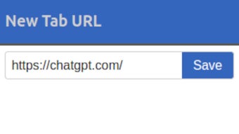 New Tab URL