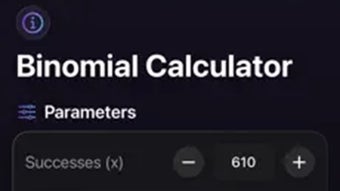 Binomial Calculator