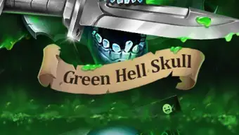 Green Hell Skull Devil Knife K